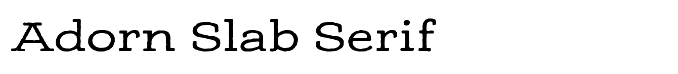 Adorn Slab Serif image